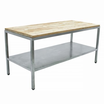 Стол кондитерский 1800х800х890 труба, полка